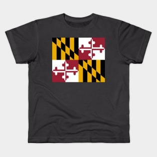 Maryland flag Kids T-Shirt